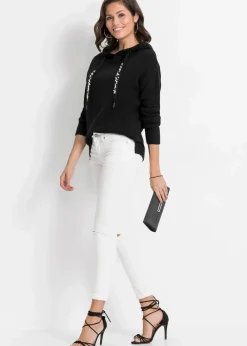 bonprix Bekleidung·Umstandsmode|Pullover & Strickjacken^Oversize-Pullover schwarz