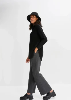 bonprix Pullover & Strickjacken|Strickmode^Oversize-Pullover schwarz