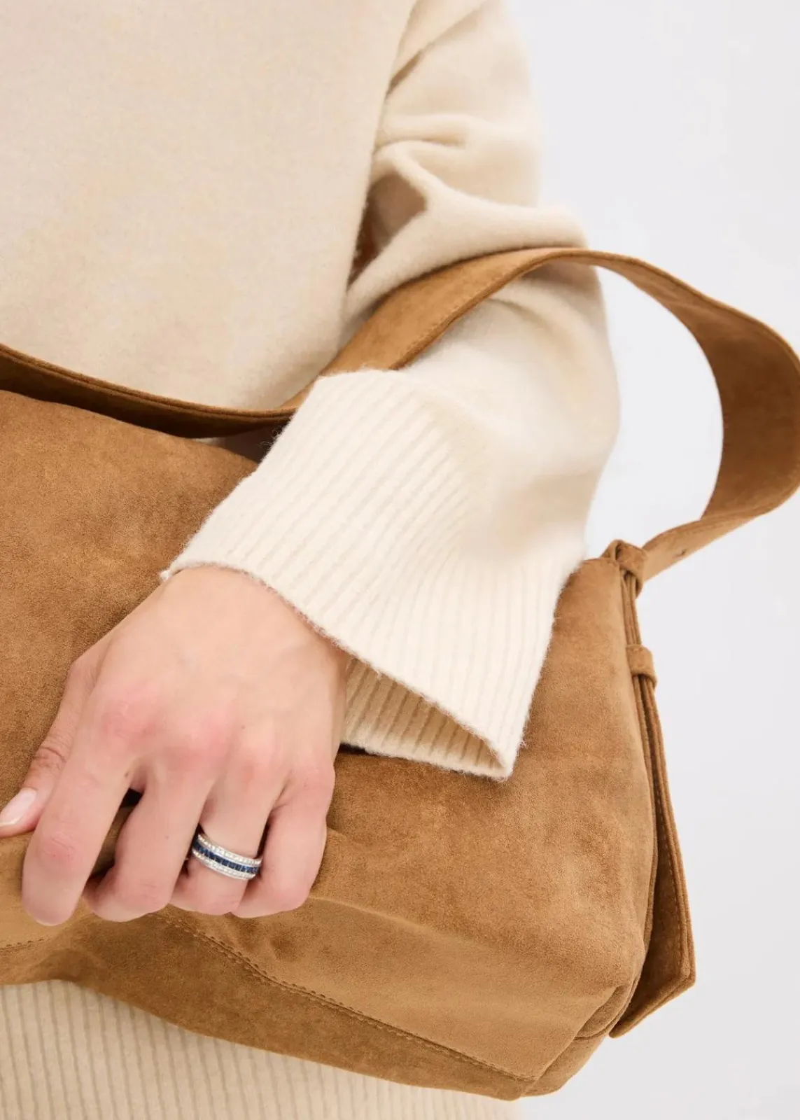 bonprix Bekleidung·Umstandsmode|Bekleidung·Jeans^Oversize-Pullover kieselbeige meliert