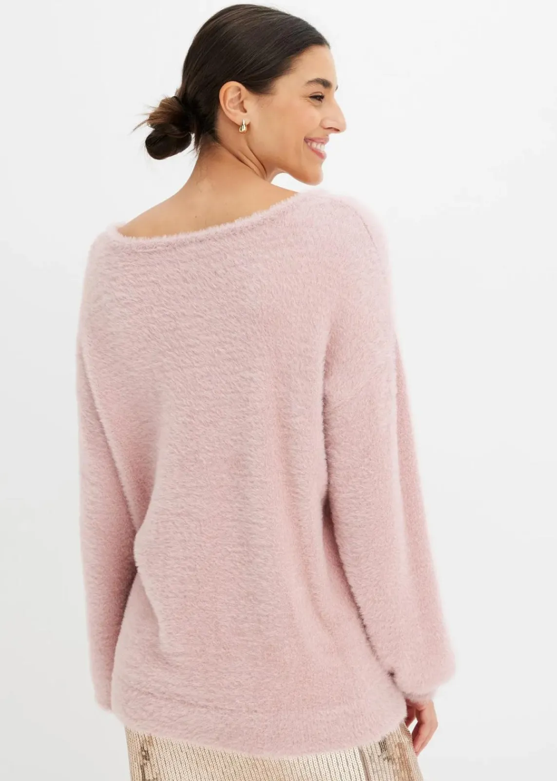 bonprix Pullover & Strickjacken|Bekleidung·Jeans^Oversize-Pullover aschrosa