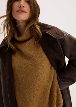 bonprix Strickmode|Pullover & Strickjacken^Oversize-Pullover cognac braun