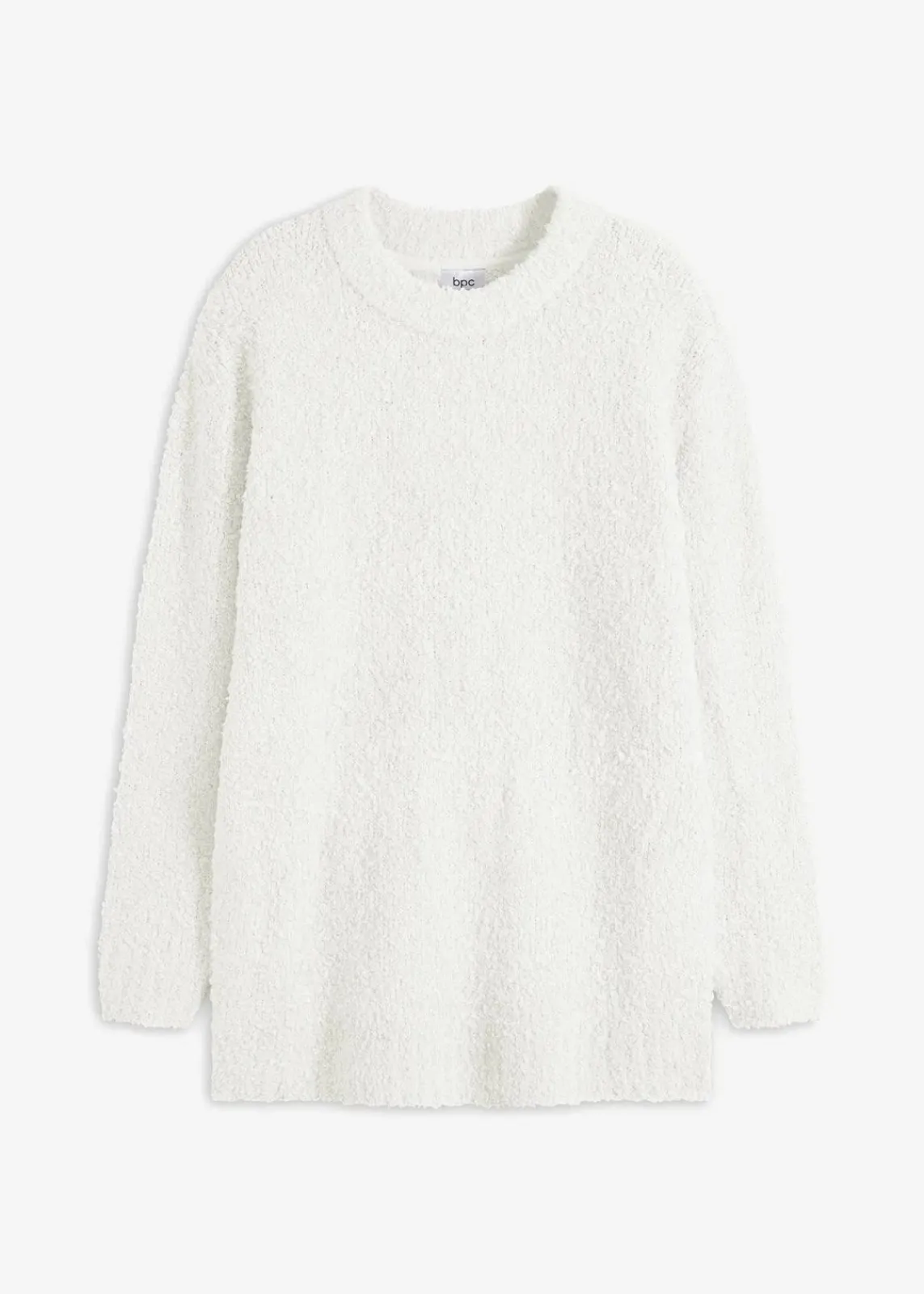 bonprix Bekleidung·Umstandsmode|Strickmode^Oversize-Pullover aus Flauschgarn wollweiß