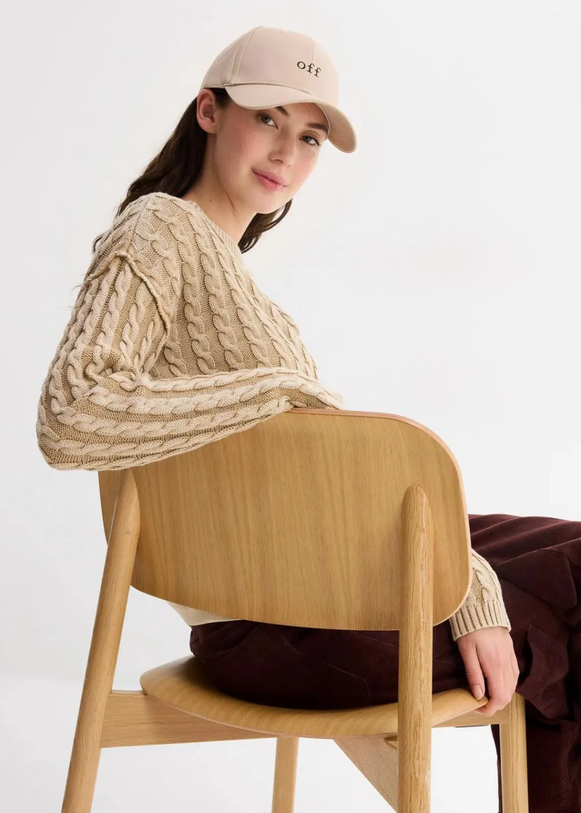 bonprix Strickmode|Pullover & Strickjacken^Oversize-Pullover aus reiner Baumwolle new beige