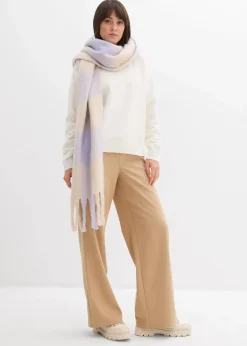 bonprix Bekleidung·Umstandsmode|Strickmode^Oversize-Pullover aus reiner Baumwolle wollweiß