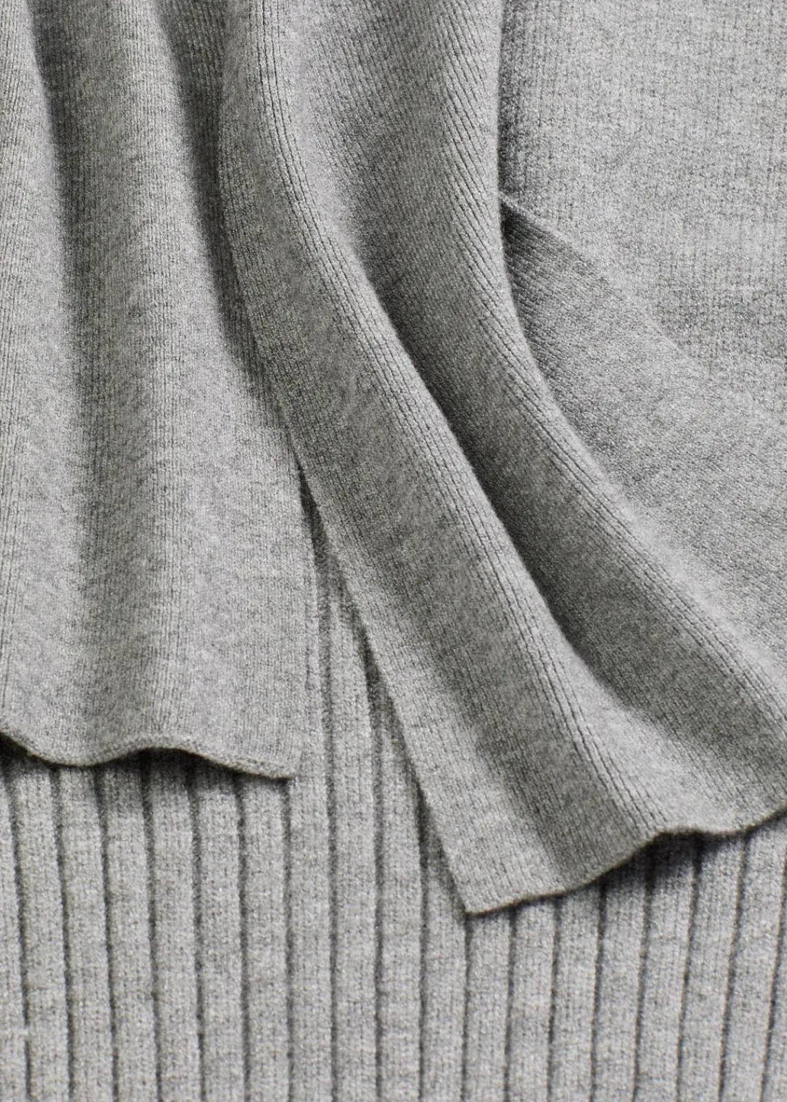 bonprix Bekleidung·Umstandsmode|Bekleidung·Jeans^Oversize-Pullover aus softem Viskose-Mix grau meliert