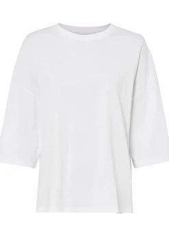 bonprix Nachhaltigere Materialien|Shirts & Tops^Oversize-Shirt aus elastischem Bio-Baumwoll-Mix weiß