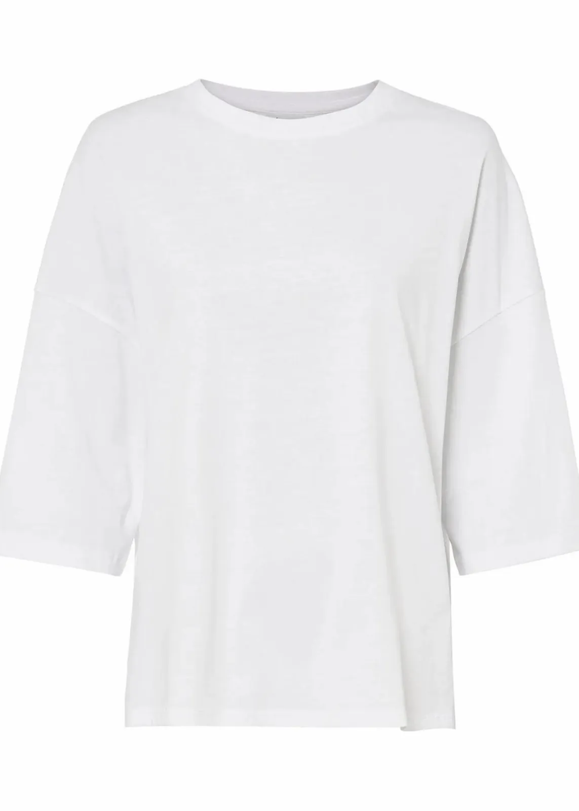 bonprix Nachhaltigere Materialien|Shirts & Tops^Oversize-Shirt aus elastischem Bio-Baumwoll-Mix weiß