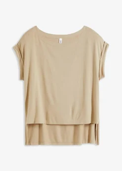 bonprix Shirts & Tops^Oversize-Shirt aus fließender Viskose sand