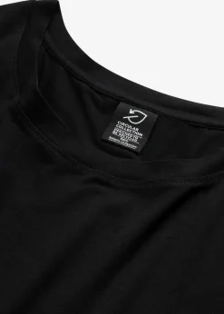 bonprix Nachhaltigere Materialien|Shirts & Tops^Oversize-Shirt aus fließender Viskose schwarz