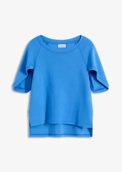 bonprix Shirts & Tops^Oversize-Shirt aus fließendem Viskose-Mix gletscherblau
