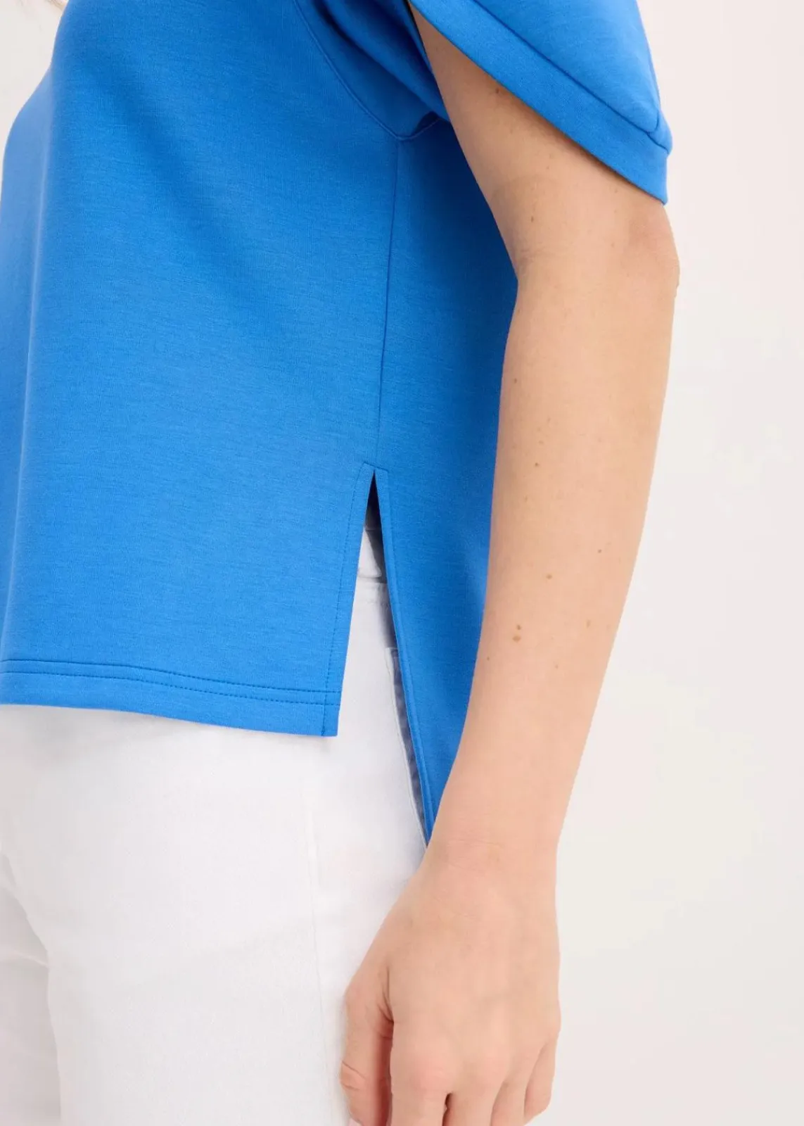 bonprix Shirts & Tops^Oversize-Shirt aus fließendem Viskose-Mix gletscherblau