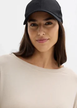 bonprix Shirts & Tops^Oversize-Shirt aus fließendem Viskose-Elasthan-Mix sand