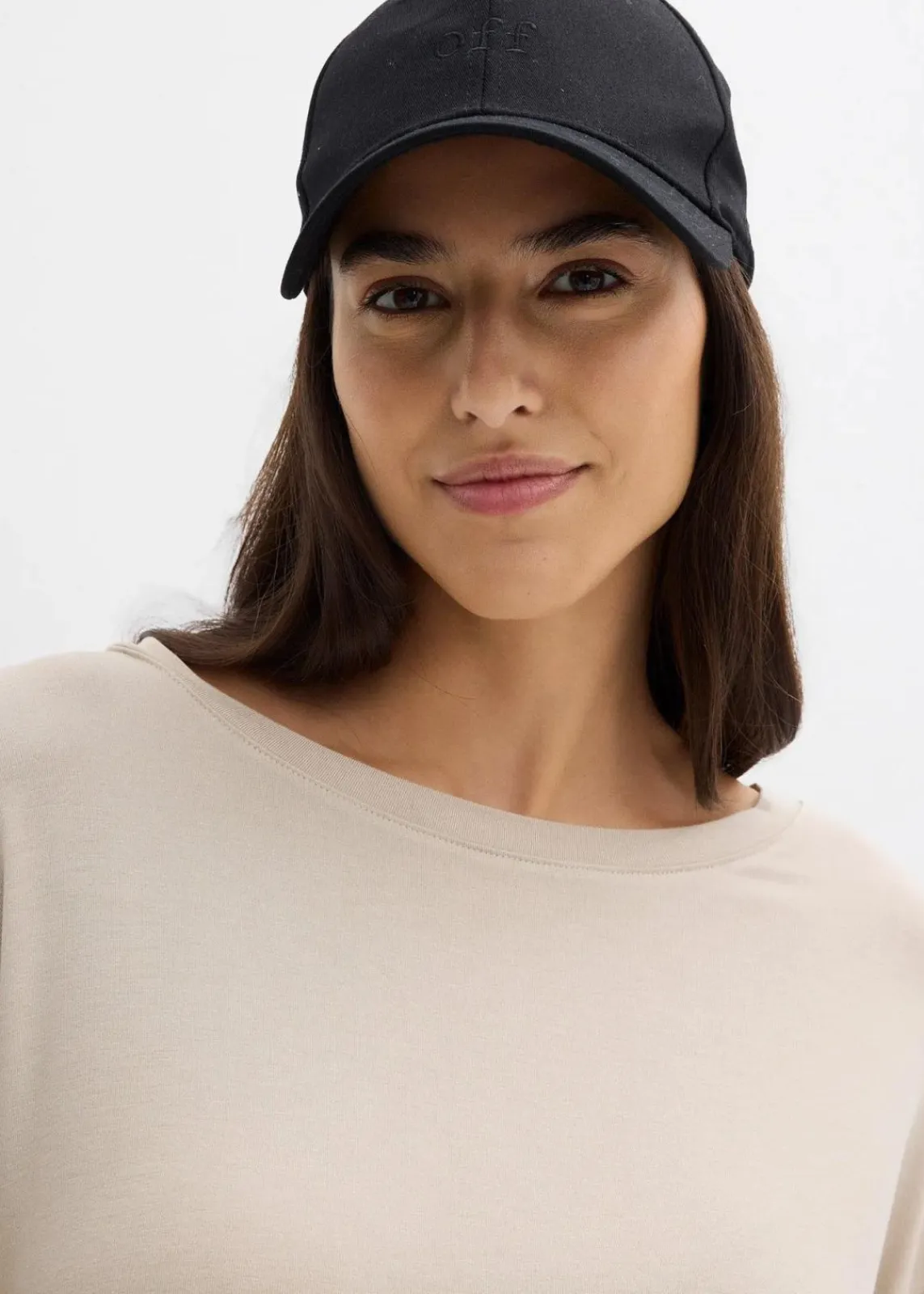 bonprix Shirts & Tops^Oversize-Shirt aus fließendem Viskose-Elasthan-Mix sand