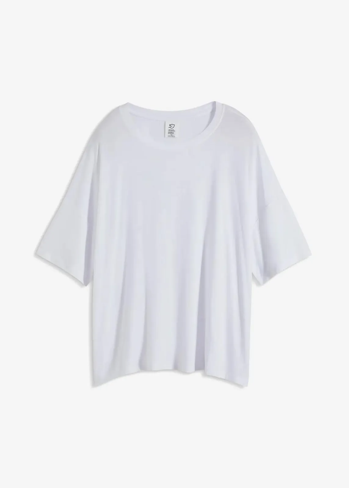 bonprix Shirts & Tops|Nachhaltigere Materialien^Oversize-Shirt aus fließender Viskose weiß