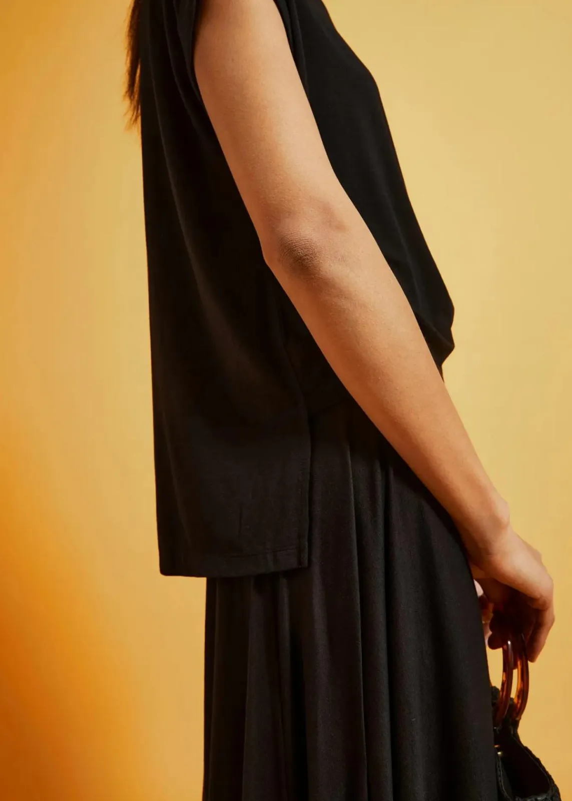 bonprix Shirts & Tops^Oversize-Shirt aus fließender Viskose schwarz