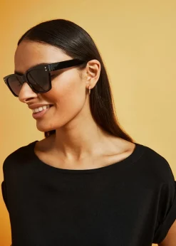 bonprix Shirts & Tops^Oversize-Shirt aus fließender Viskose schwarz