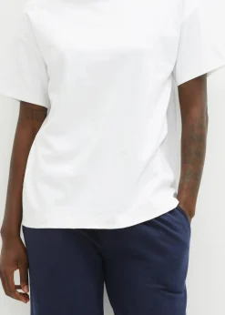 bonprix Bekleidung·Röcke|Basics^Oversize-Shirt aus reiner schwerer Bio-Baumwolle weiß