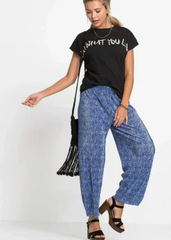 bonprix Nachhaltigere Materialien|Shirts & Tops^Oversize-Shirt aus reiner Bio-Baumwolle schwarz statement