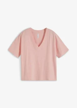 bonprix Shirts & Tops|Nachhaltigere Materialien^Oversize-Shirt aus reiner Bio-Baumwolle bonbonrosa