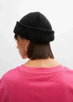 bonprix Shirts & Tops|Nachhaltigere Materialien^Oversize-Shirt aus reiner Bio-Baumwolle pinklady/schwarz bedruckt