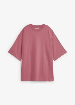bonprix Basics|Shirts & Tops^Oversize-Shirt aus reiner schwerer Bio-Baumwolle softbeere