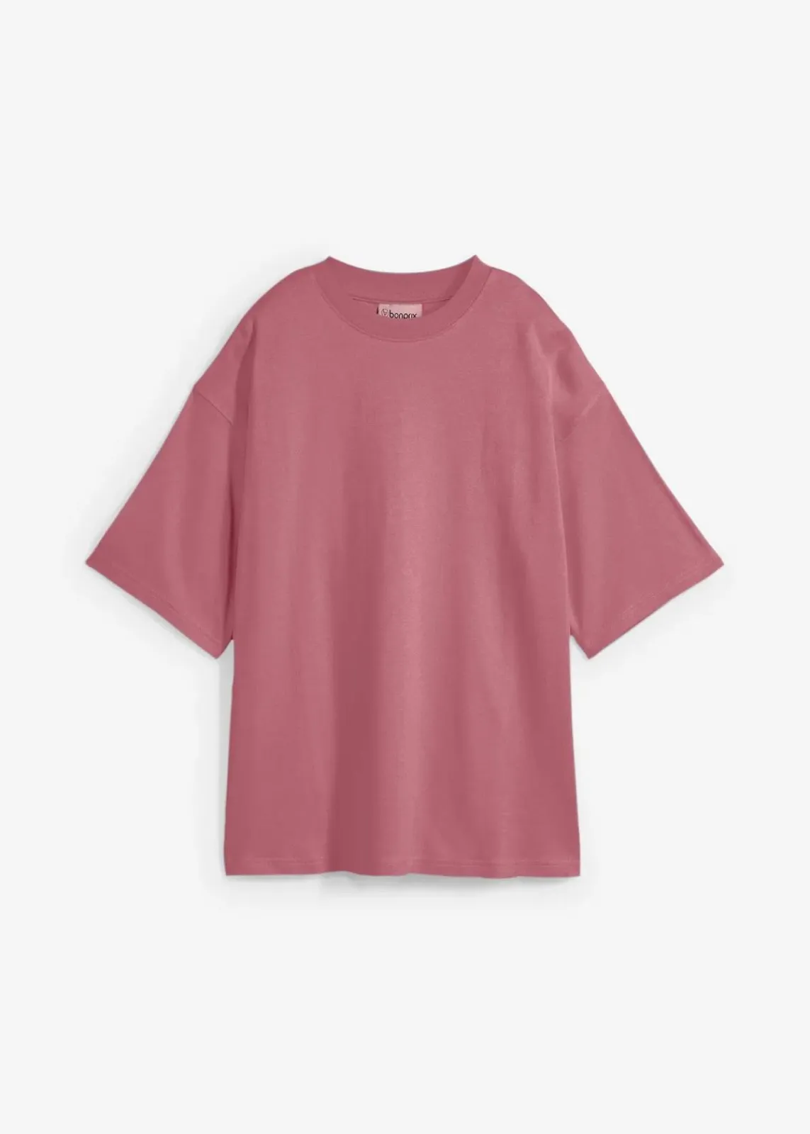 bonprix Basics|Shirts & Tops^Oversize-Shirt aus reiner schwerer Bio-Baumwolle softbeere