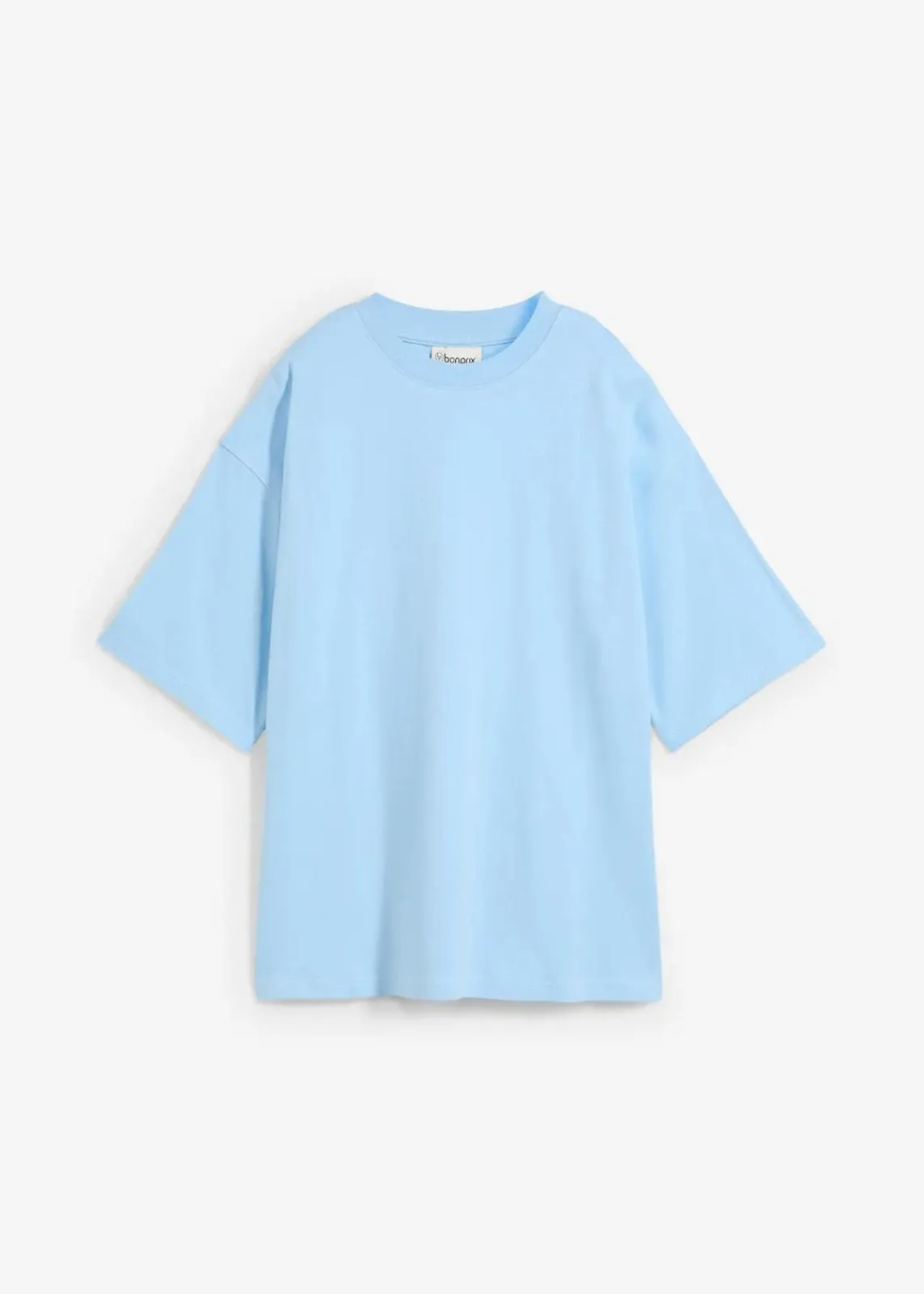 bonprix Nachhaltigere Materialien|Shirts & Tops^Oversize-Shirt aus reiner schwerer Bio-Baumwolle hellblau