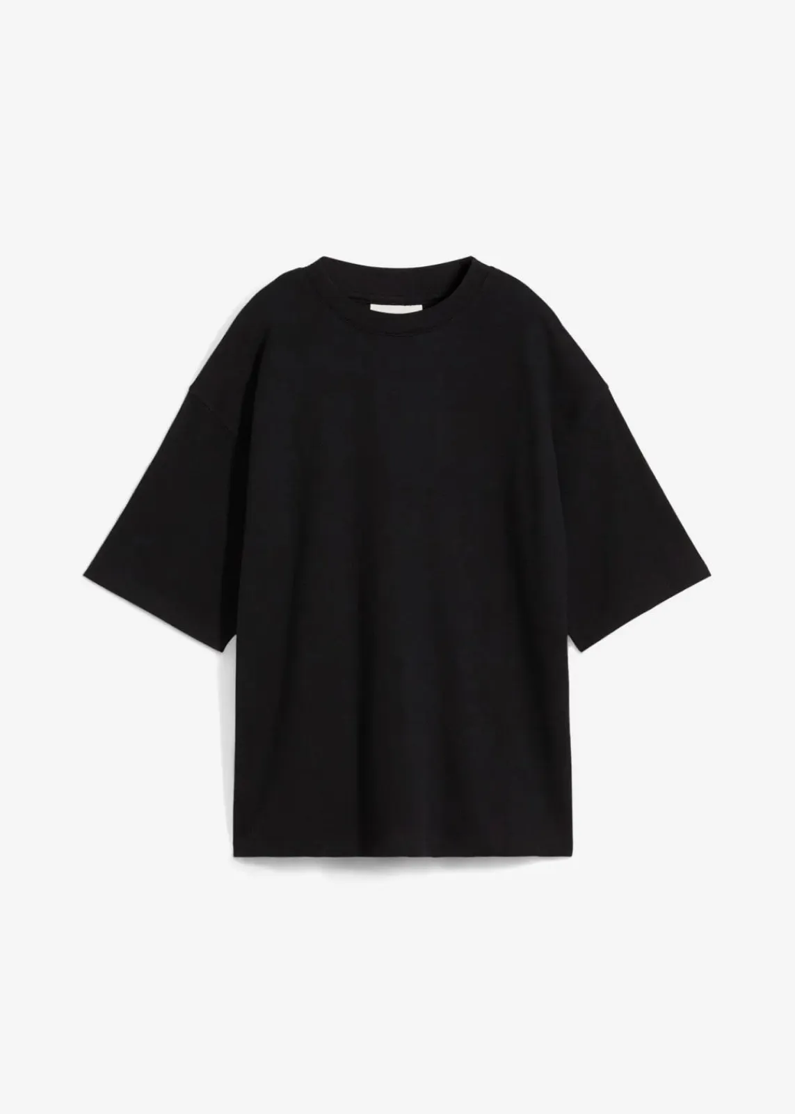 bonprix Nachhaltigere Materialien|Shirts & Tops^Oversize-Shirt aus reiner schwerer Bio-Baumwolle schwarz