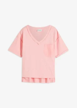bonprix Shirts & Tops^Oversize-Shirt aus reiner Baumwolle softrosa