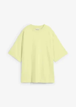 bonprix Nachhaltigere Materialien|Shirts & Tops^Oversize-Shirt aus reiner schwerer Bio-Baumwolle zitronensorbet