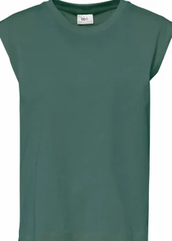 bonprix Nachhaltigere Materialien|Shirts & Tops^Oversize-Shirt aus reiner Bio-Baumwolle graugrün