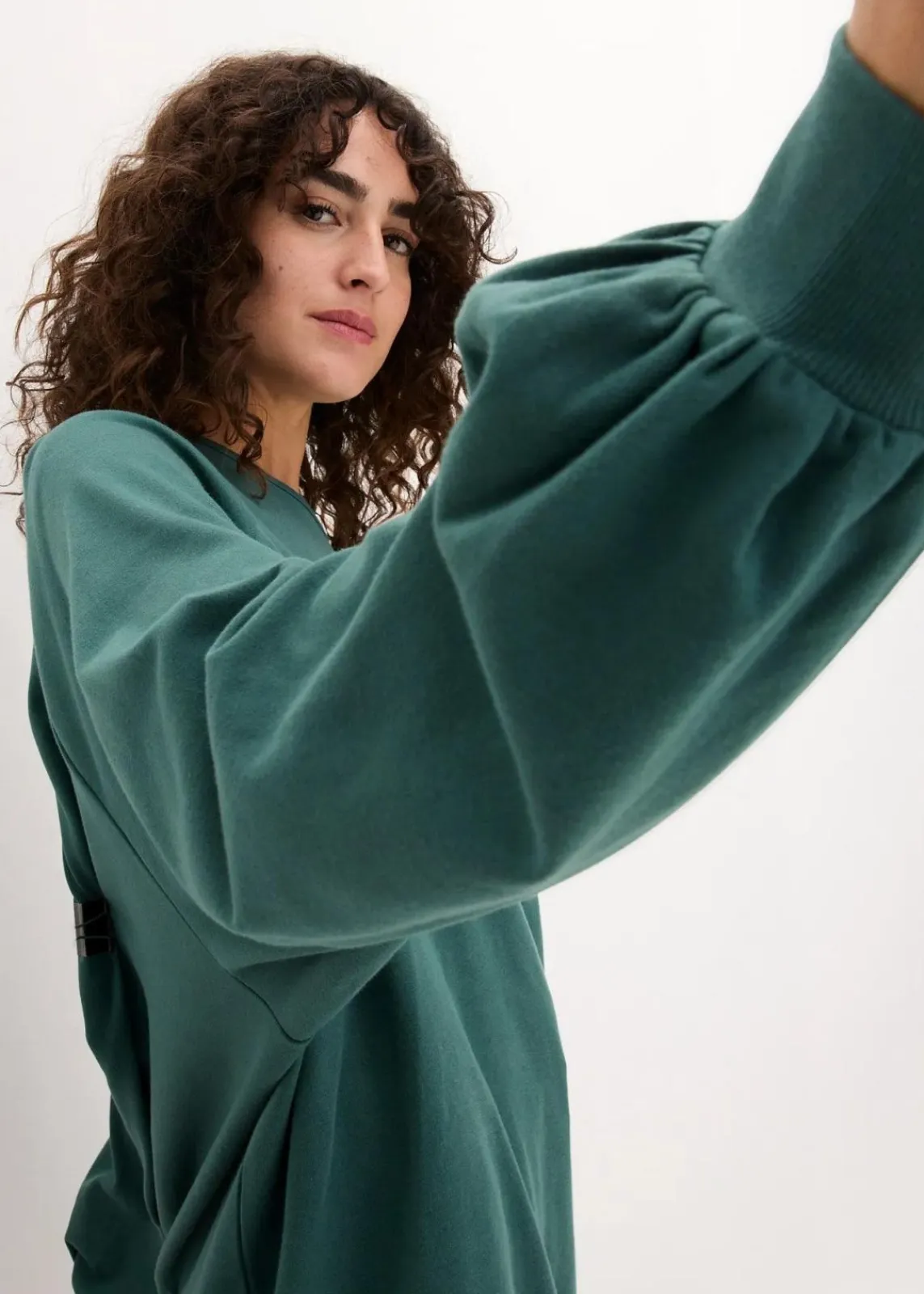 bonprix Shirts & Tops^Oversize-Shirt aus reiner Baumwolle mattgrün