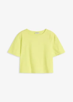 bonprix Shirts & Tops|Nachhaltigere Materialien^Oversize-Shirt aus reiner Bio-Baumwolle zitrusgelb