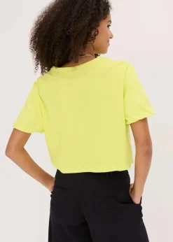bonprix Shirts & Tops|Nachhaltigere Materialien^Oversize-Shirt aus reiner Bio-Baumwolle zitrusgelb