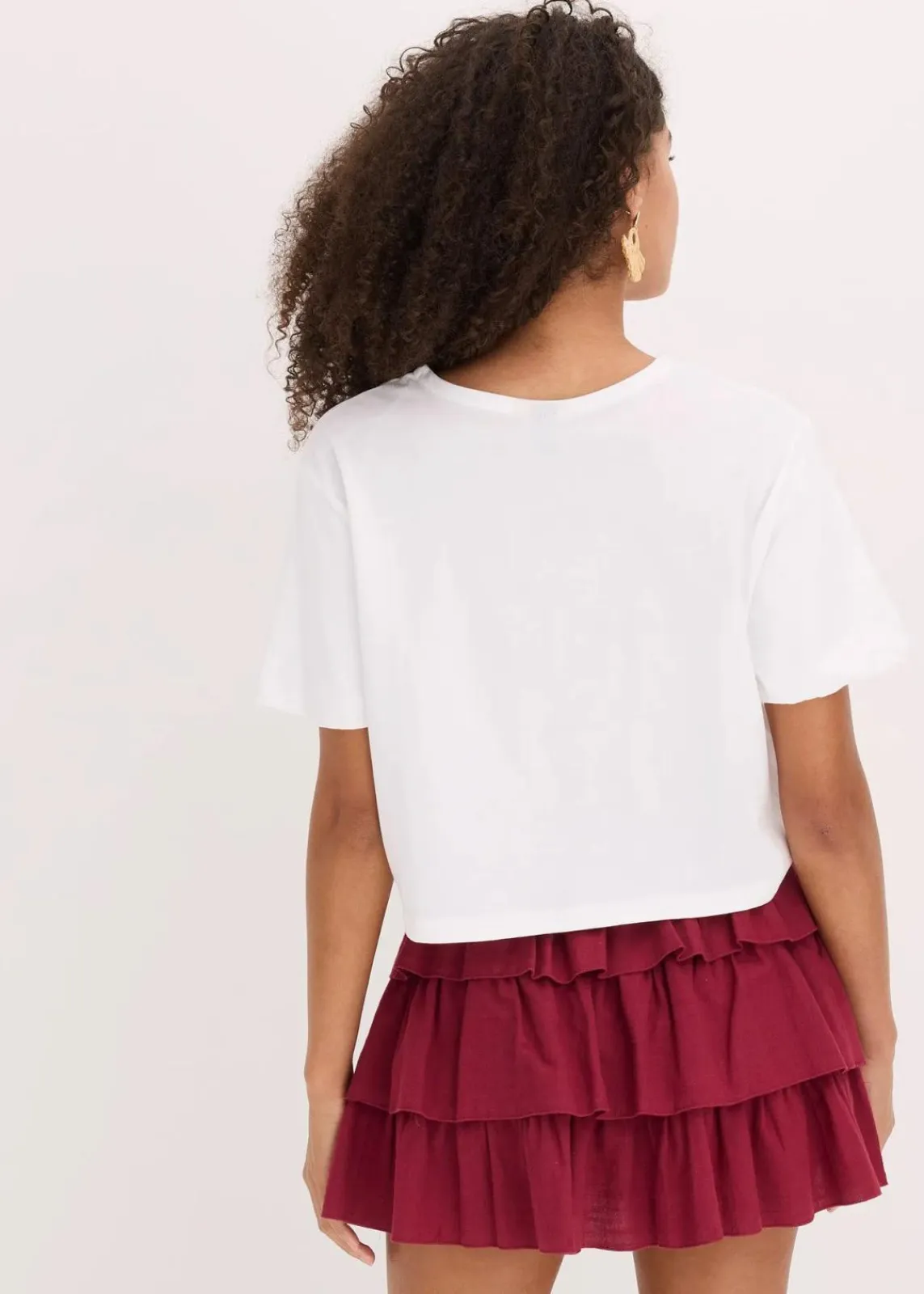 bonprix Nachhaltigere Materialien|Shirts & Tops^Oversize-Shirt aus reiner Bio-Baumwolle weiß