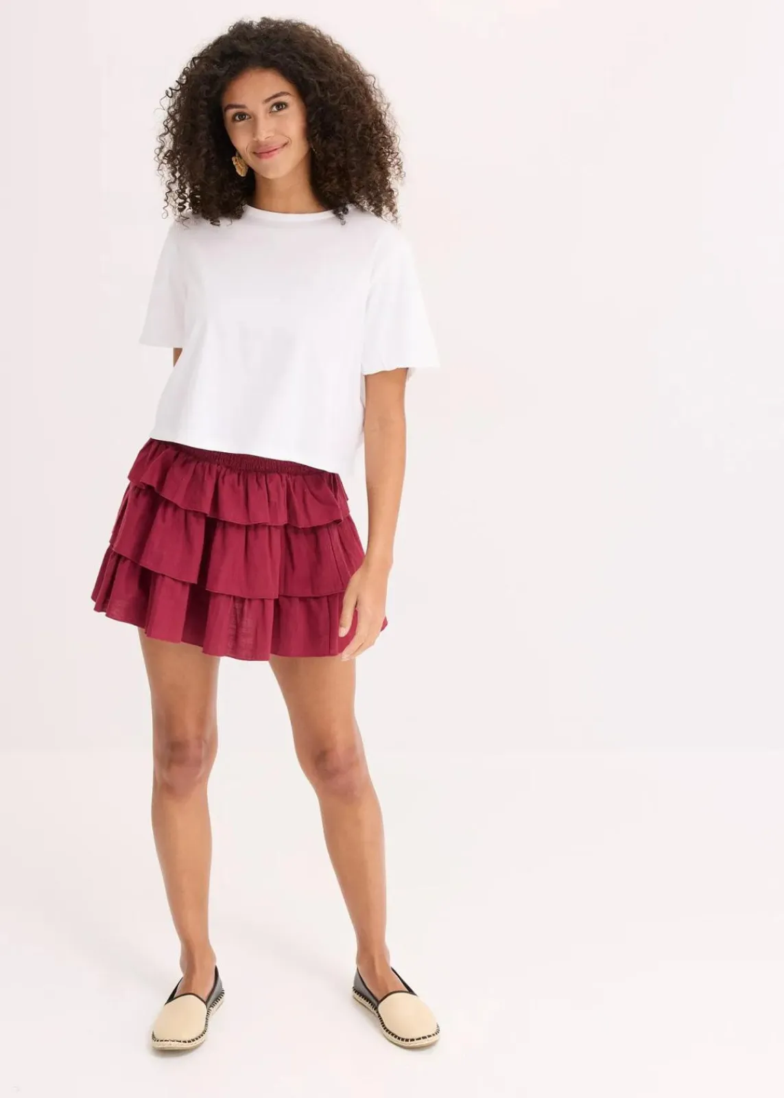bonprix Nachhaltigere Materialien|Shirts & Tops^Oversize-Shirt aus reiner Bio-Baumwolle weiß