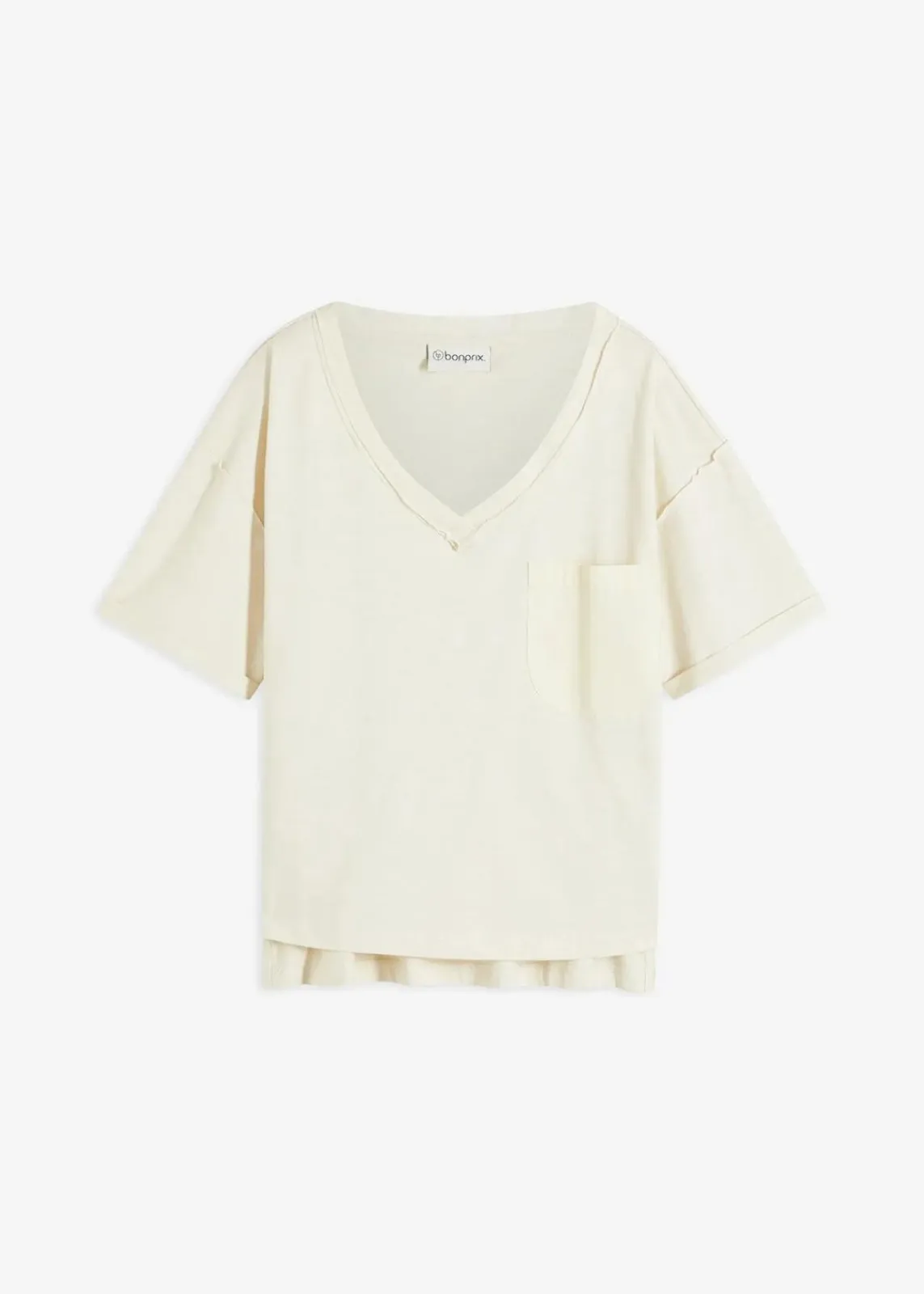 bonprix Shirts & Tops^Oversize-Shirt aus reiner Baumwolle natur