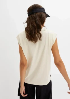 bonprix Bekleidung·Röcke|Basics^Oversize-Shirt aus reiner Bio-Baumwolle kieselbeige