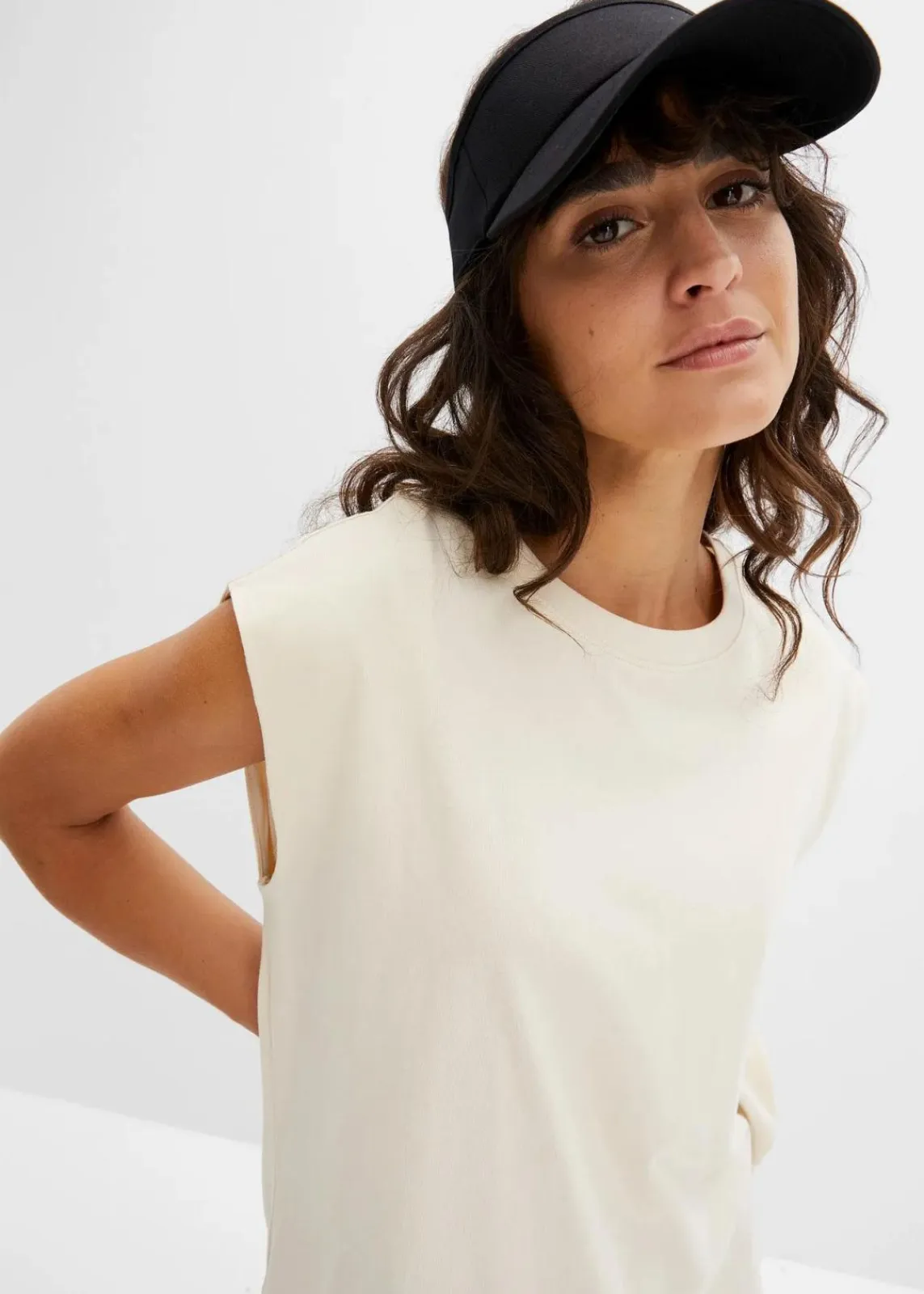 bonprix Bekleidung·Röcke|Basics^Oversize-Shirt aus reiner Bio-Baumwolle kieselbeige
