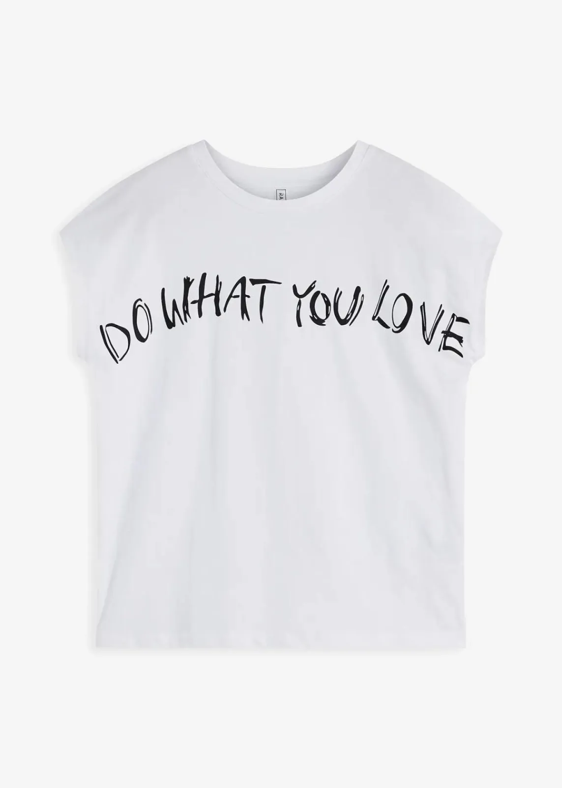 bonprix Shirts & Tops|Nachhaltigere Materialien^Oversize-Shirt aus reiner Bio-Baumwolle weiß Statement