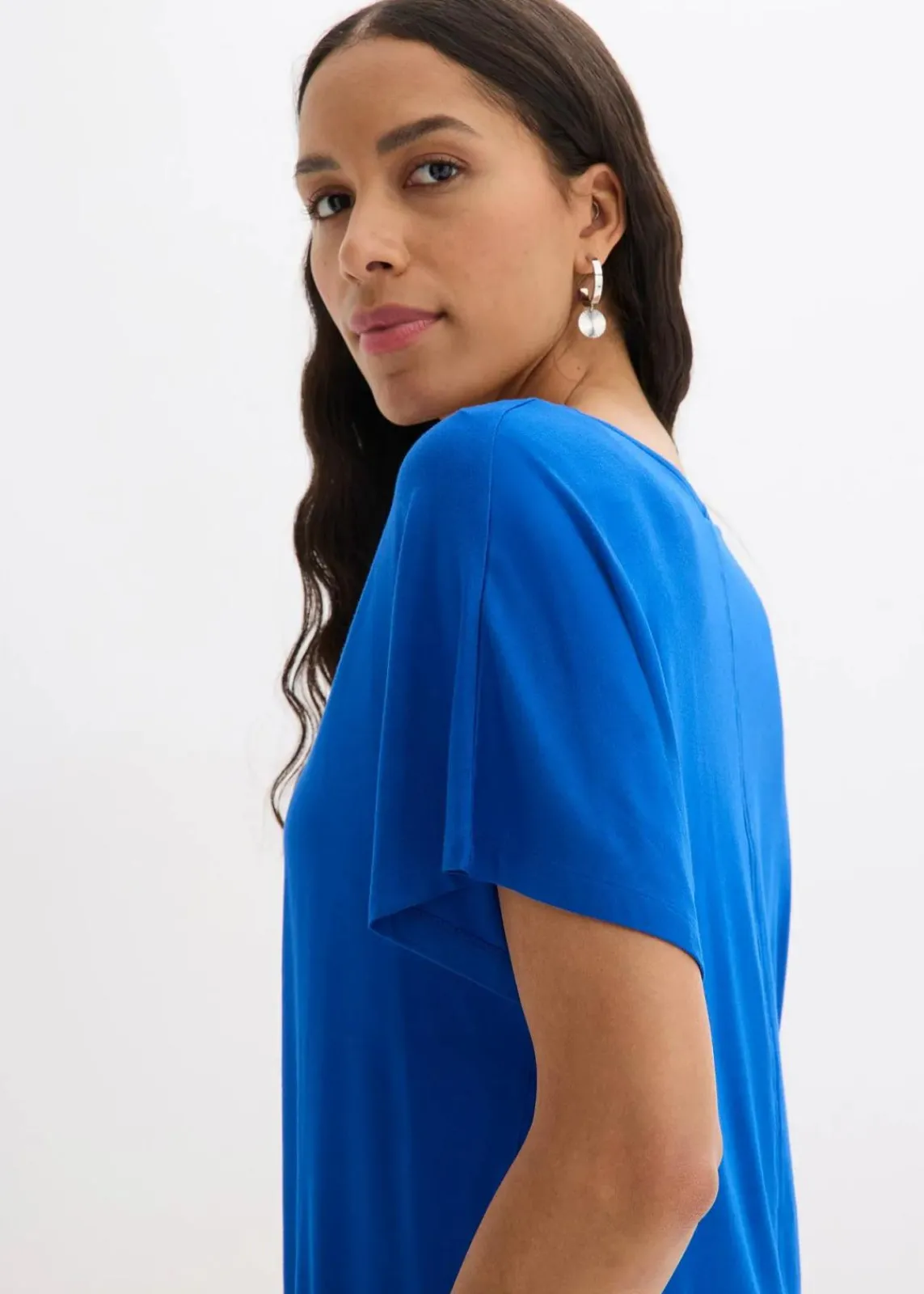 bonprix Shirts & Tops^Oversize-Shirt aus softem Viskose-Mix arktikblau