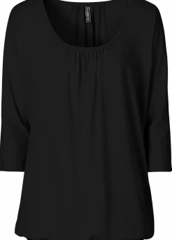bonprix Shirts & Tops^Oversize-Shirt aus Viskose-Mix schwarz