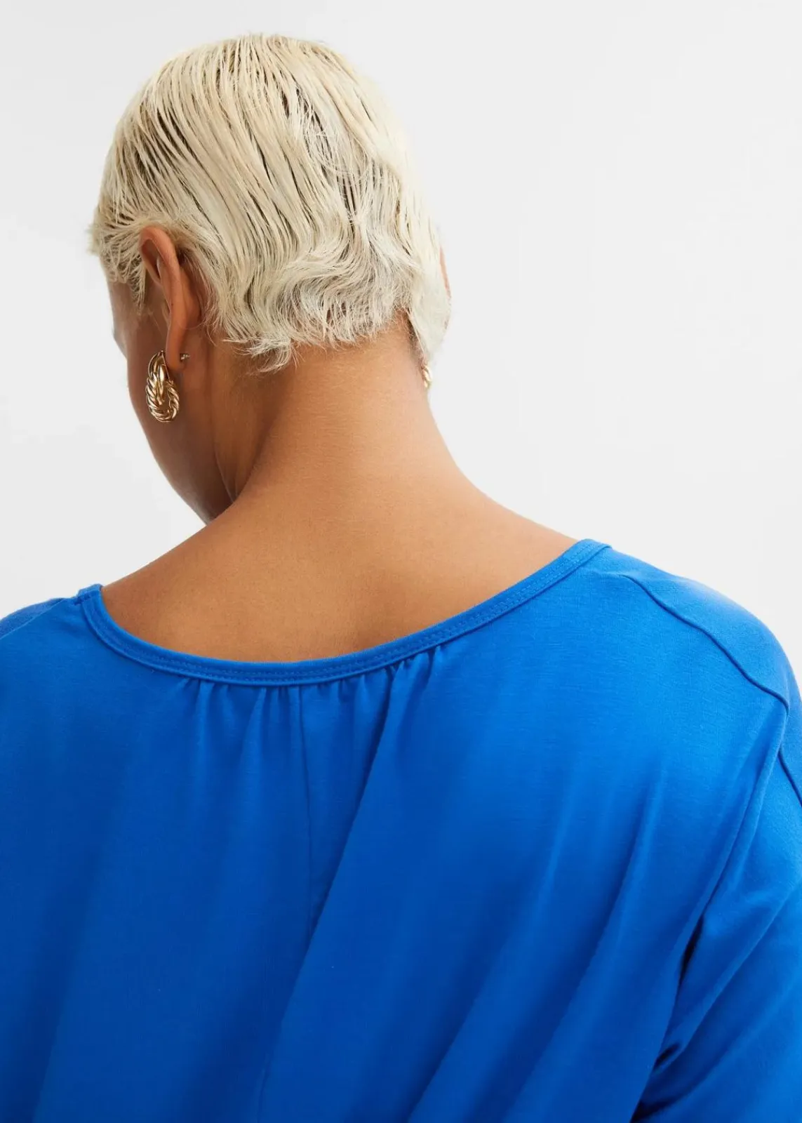 bonprix Shirts & Tops^Oversize-Shirt aus Viskose-Mix arktikblau