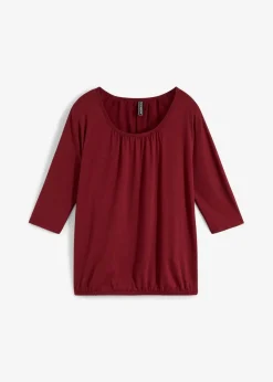 bonprix Shirts & Tops^Oversize-Shirt aus Viskose-Mix bordeaux