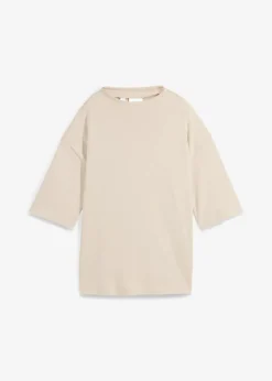 bonprix Shirts & Tops^Oversize-Shirt Shirt aus reiner Bio-Baumwolle kitt