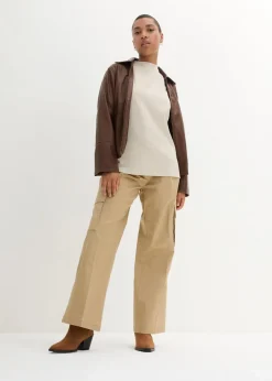 bonprix Shirts & Tops^Oversize-Shirt Shirt aus reiner Bio-Baumwolle kitt
