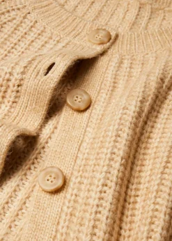 bonprix Bekleidung·Umstandsmode|Strickmode^Oversize-Strickjacke latte macchiato