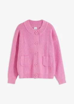 bonprix Bekleidung·Umstandsmode|Strickmode^Oversize-Strickjacke rosapink