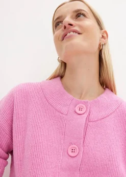 bonprix Bekleidung·Umstandsmode|Strickmode^Oversize-Strickjacke rosapink