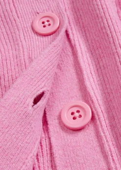 bonprix Bekleidung·Umstandsmode|Strickmode^Oversize-Strickjacke rosapink